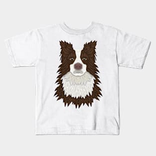 Border Collie Red Kids T-Shirt